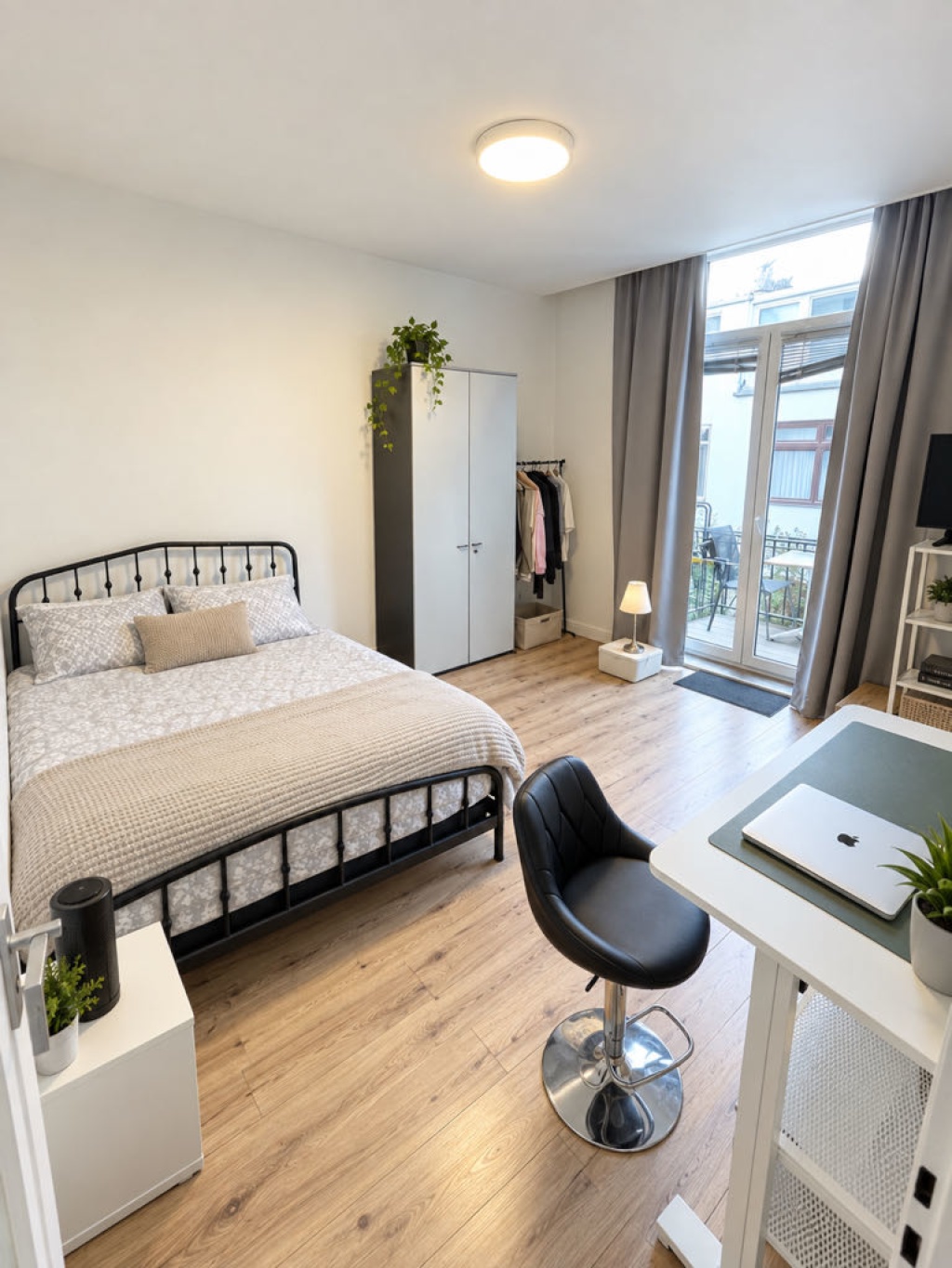 Furnished 1-room apartment with balcony in Bremen - 1-room apartment